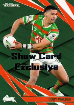2024 NRL Traders Titanium - Show Card Exclusive #117 Cody Walker Front